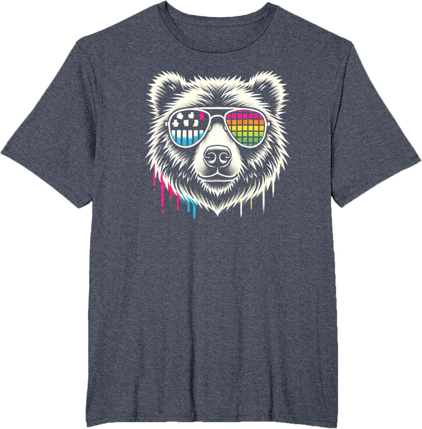Retro Bear Sunglasses Cool Vintage Animal