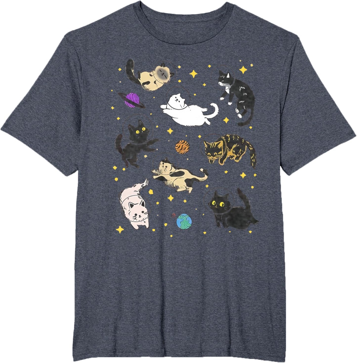 Funny Catsa Cat Astronauts Kitten Space Women Girls Kids Men