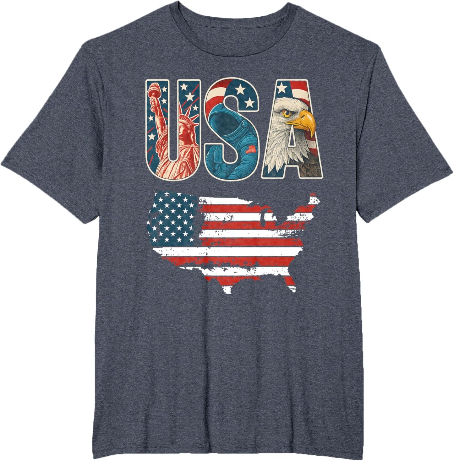 USA US Patriotic 4th of July America Flag Freedom Eagle