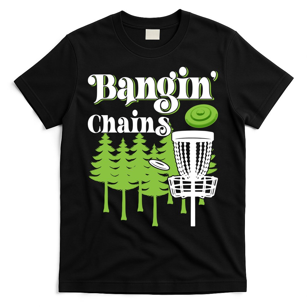 Funny Vintage Disc Golf Bangin' Chains T-Shirt
