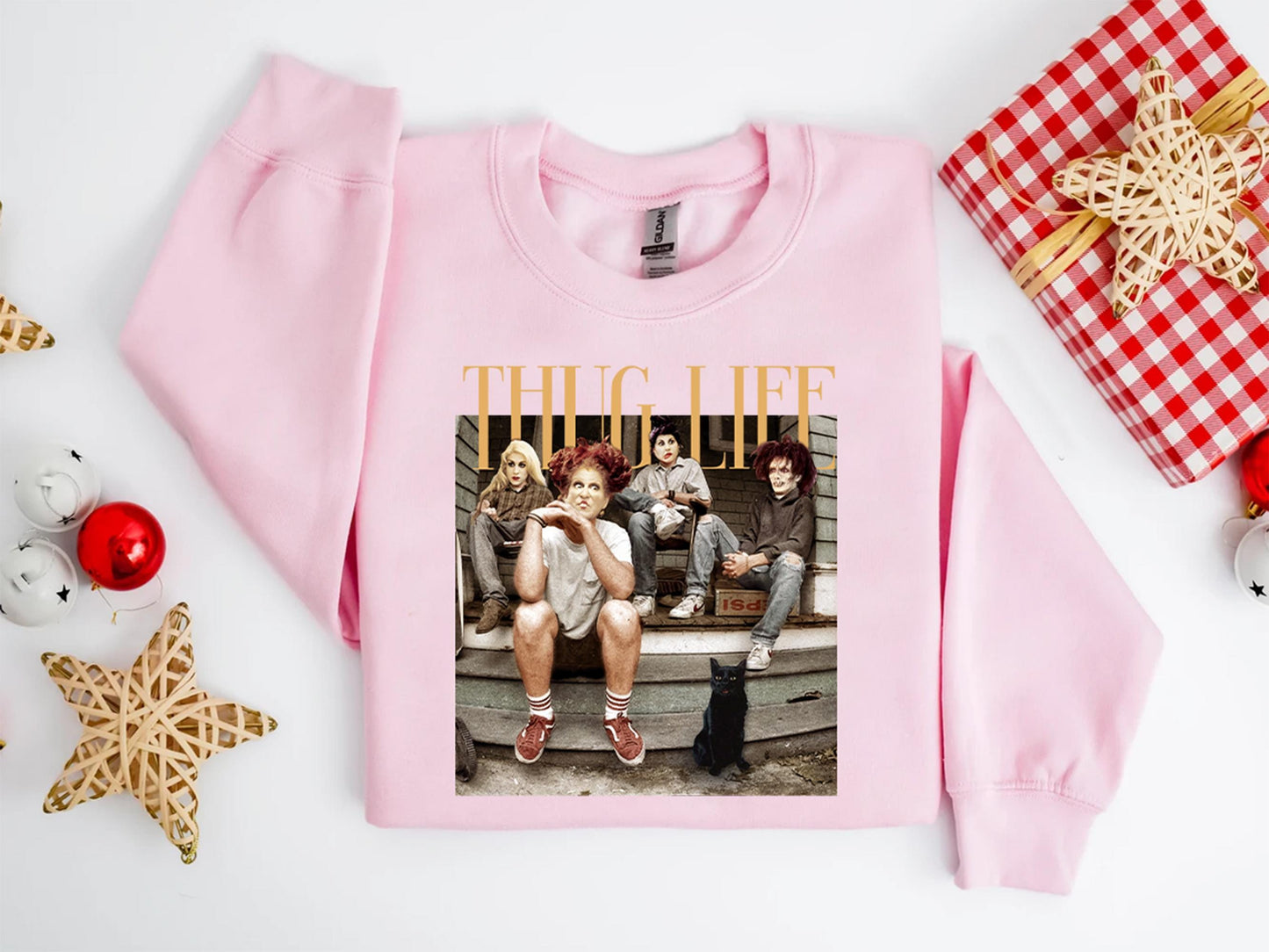 Thug Life Bad Witches Sweatshirt, Retro Sanderson Sisters Shirt, Thug Life Halloween Sweater, Bad Witches T-Shirt