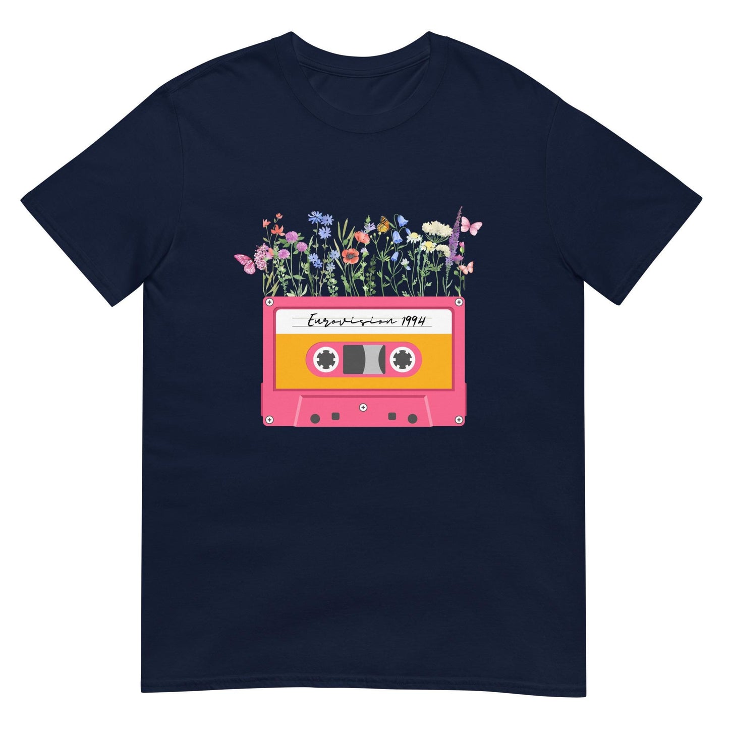 Eurovison Song contest Vintage unisex flower T-shirt Eurovision 2025 ESC Fans Flower T-Shirt