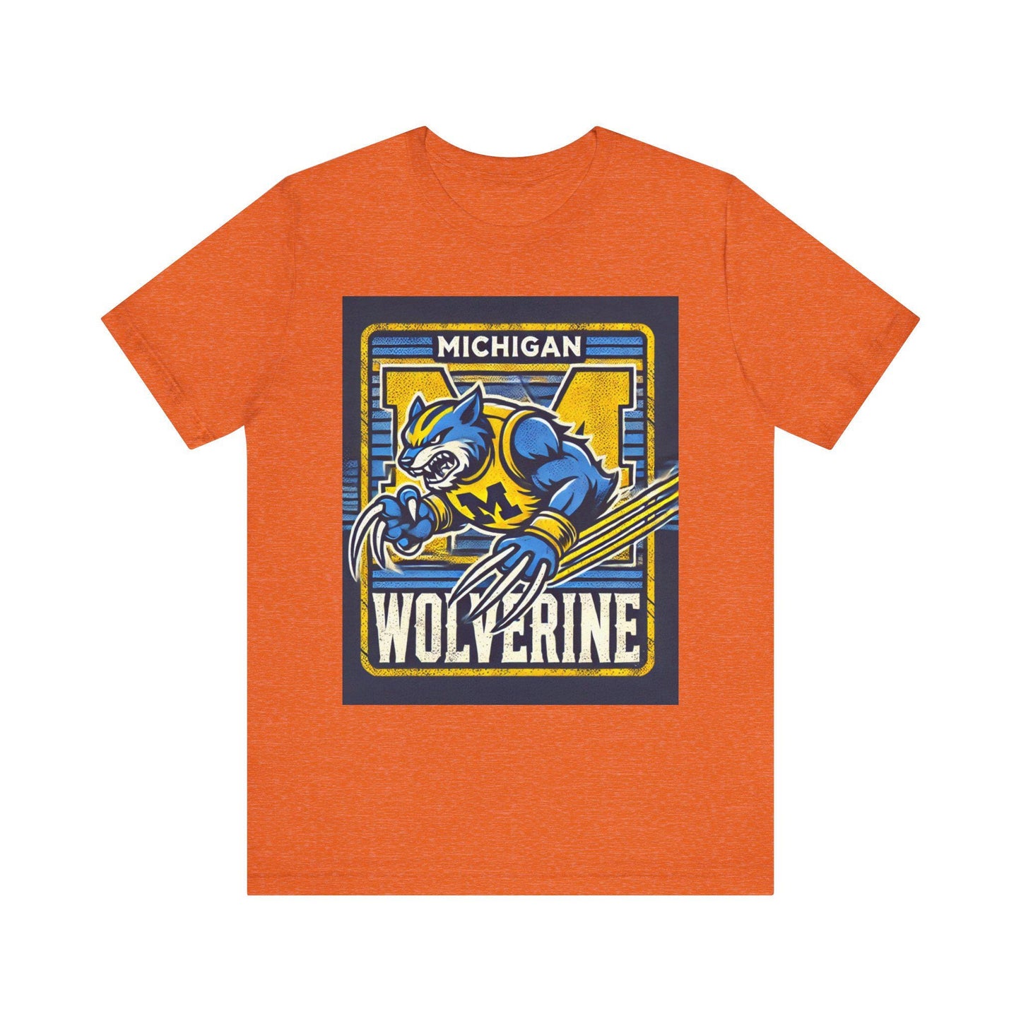 Michigan Wolverines Unisex Jersey Tee - Basketball Shirt, Stylish College Apparel, Team Spirit Wear, NCAA Shirt, Sports Gift, Final Four Tee