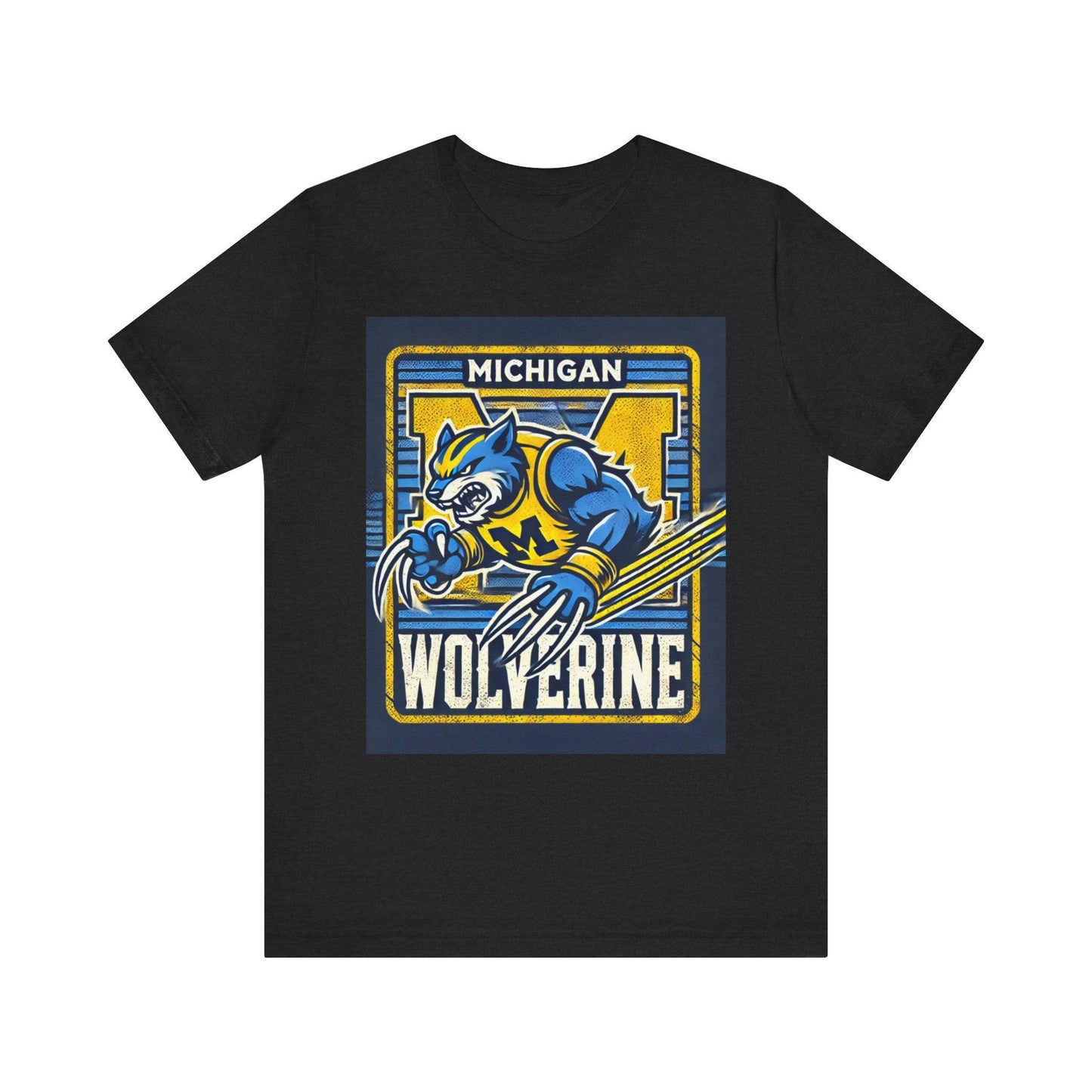 Michigan Wolverines Unisex Jersey Tee - Basketball Shirt, Stylish College Apparel, Team Spirit Wear, NCAA Shirt, Sports Gift, Final Four Tee