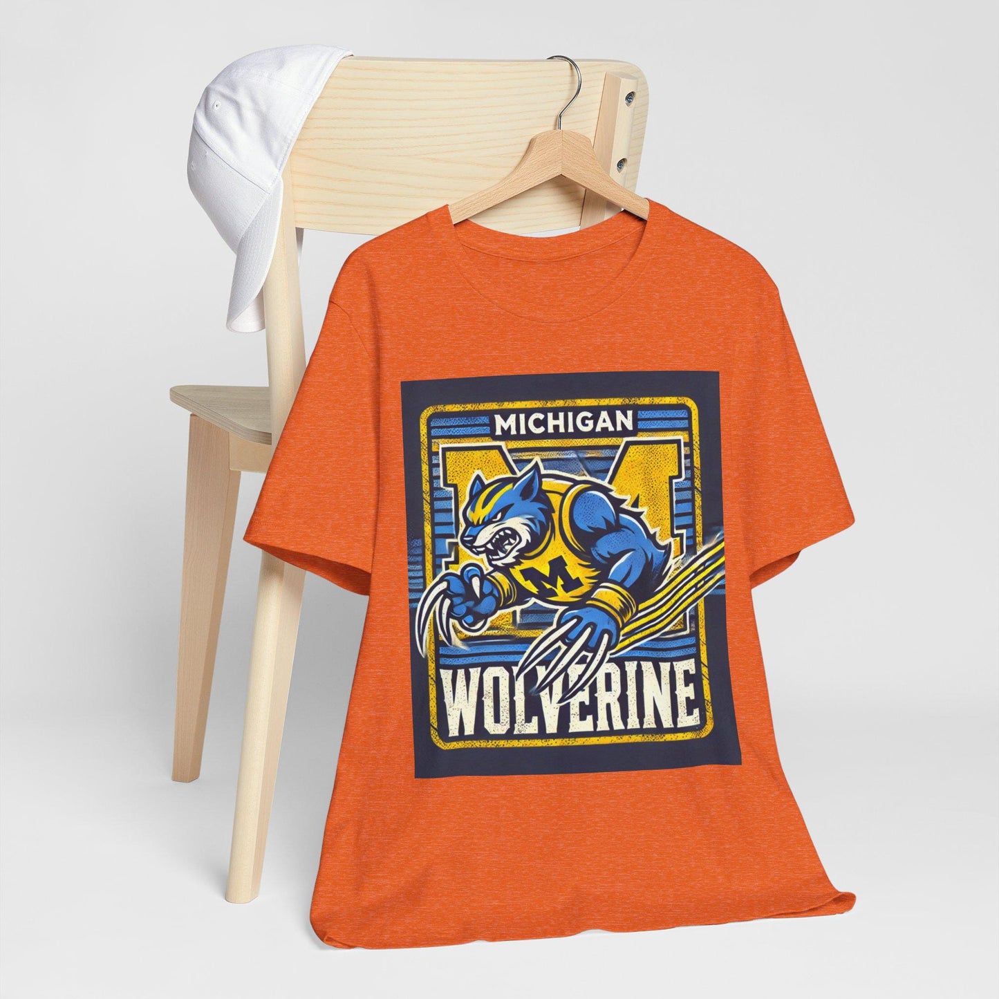 Michigan Wolverines Unisex Jersey Tee - Basketball Shirt, Stylish College Apparel, Team Spirit Wear, NCAA Shirt, Sports Gift, Final Four Tee