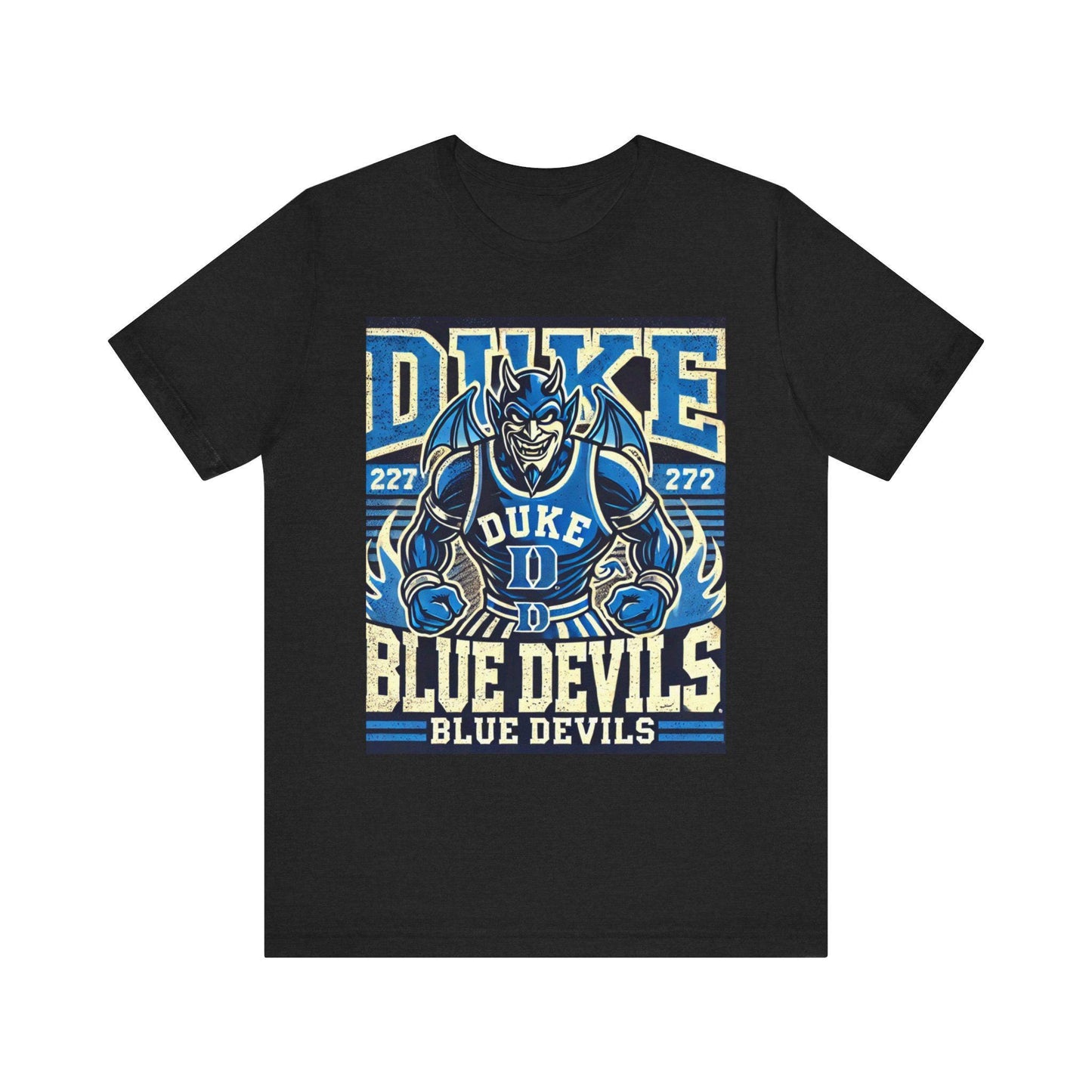 Duke Blue Devils Tee, Unisex Short Sleeve Shirt for Sports Fans, College Apparel, Game Day Gear, Duke University Merchandise, NCAA Shirt