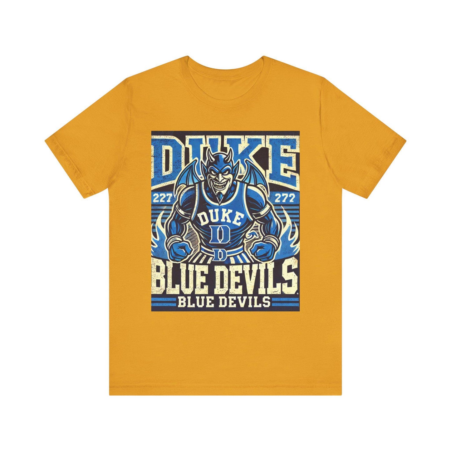 Duke Blue Devils Tee, Unisex Short Sleeve Shirt for Sports Fans, College Apparel, Game Day Gear, Duke University Merchandise, NCAA Shirt