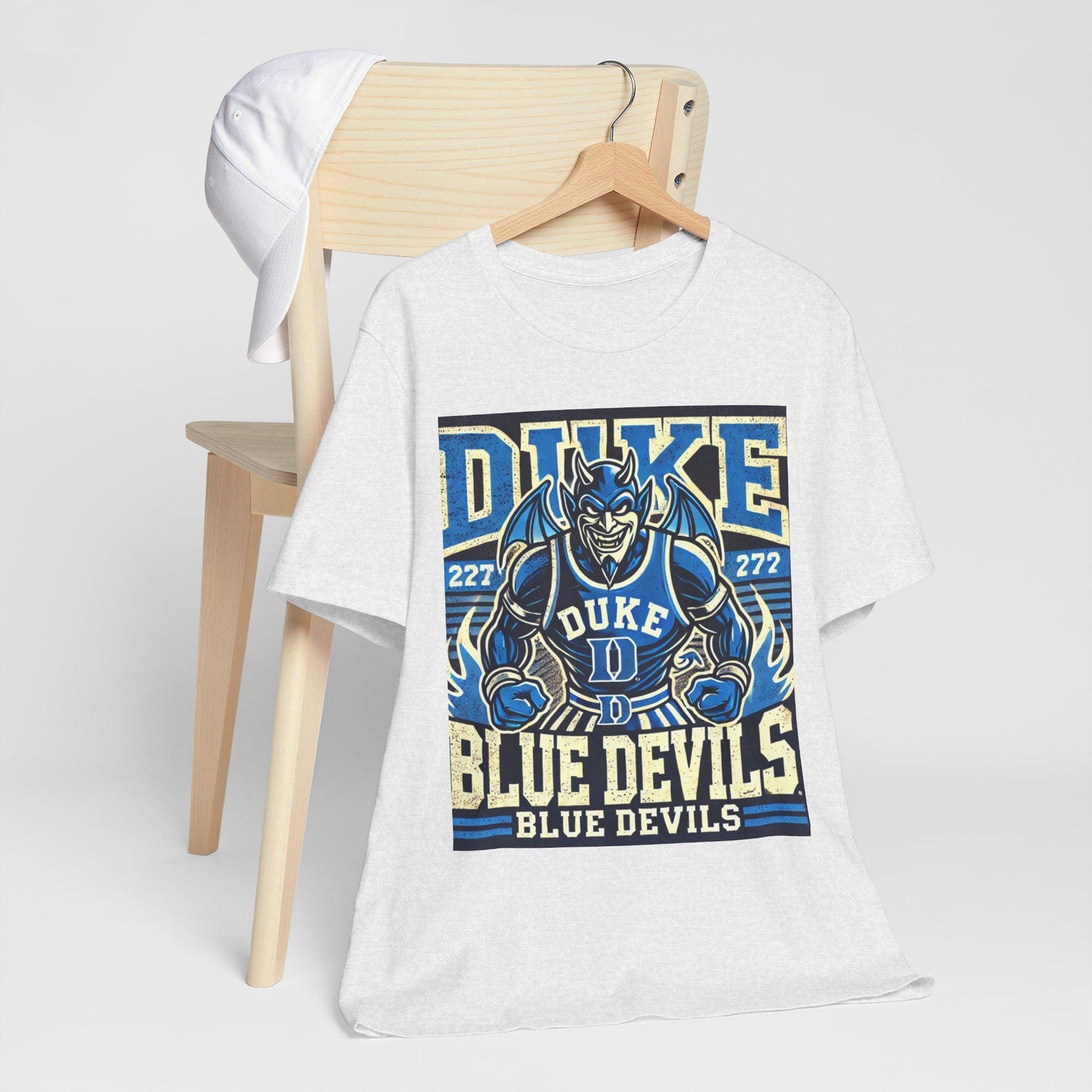 Duke Blue Devils Tee, Unisex Short Sleeve Shirt for Sports Fans, College Apparel, Game Day Gear, Duke University Merchandise, NCAA Shirt