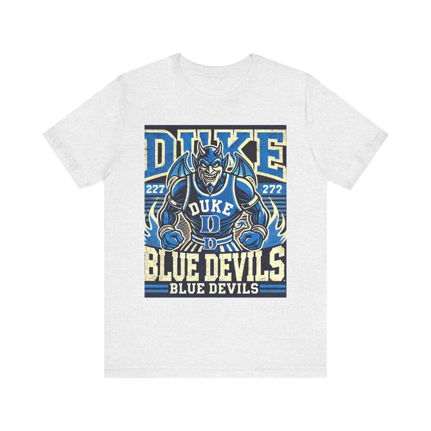 Duke Blue Devils Tee, Unisex Short Sleeve Shirt for Sports Fans, College Apparel, Game Day Gear, Duke University Merchandise, NCAA Shirt