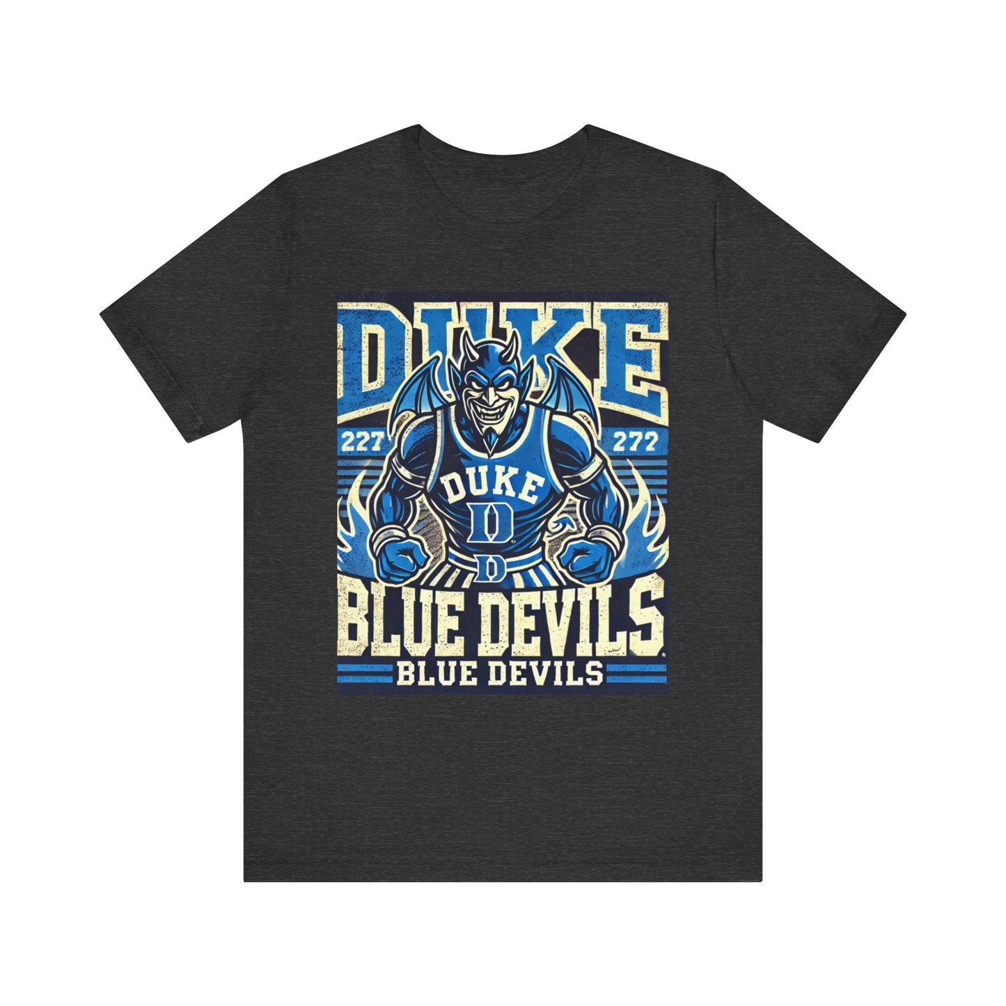Duke Blue Devils Tee, Unisex Short Sleeve Shirt for Sports Fans, College Apparel, Game Day Gear, Duke University Merchandise, NCAA Shirt