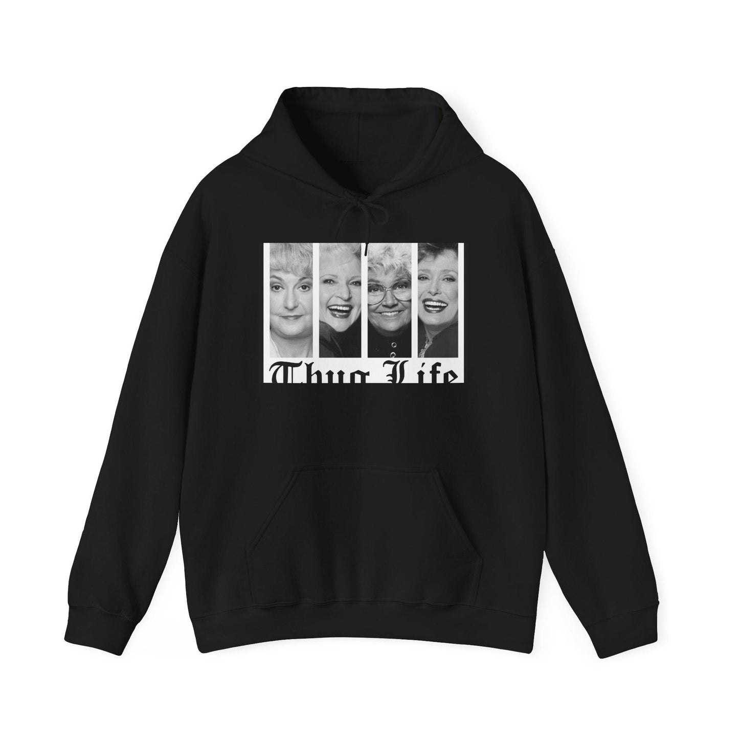 Thug Life Hoodie, Comfortable Unisex Sweatshirt, Fun Gift, Casual Style, Coziness for Friends & Family