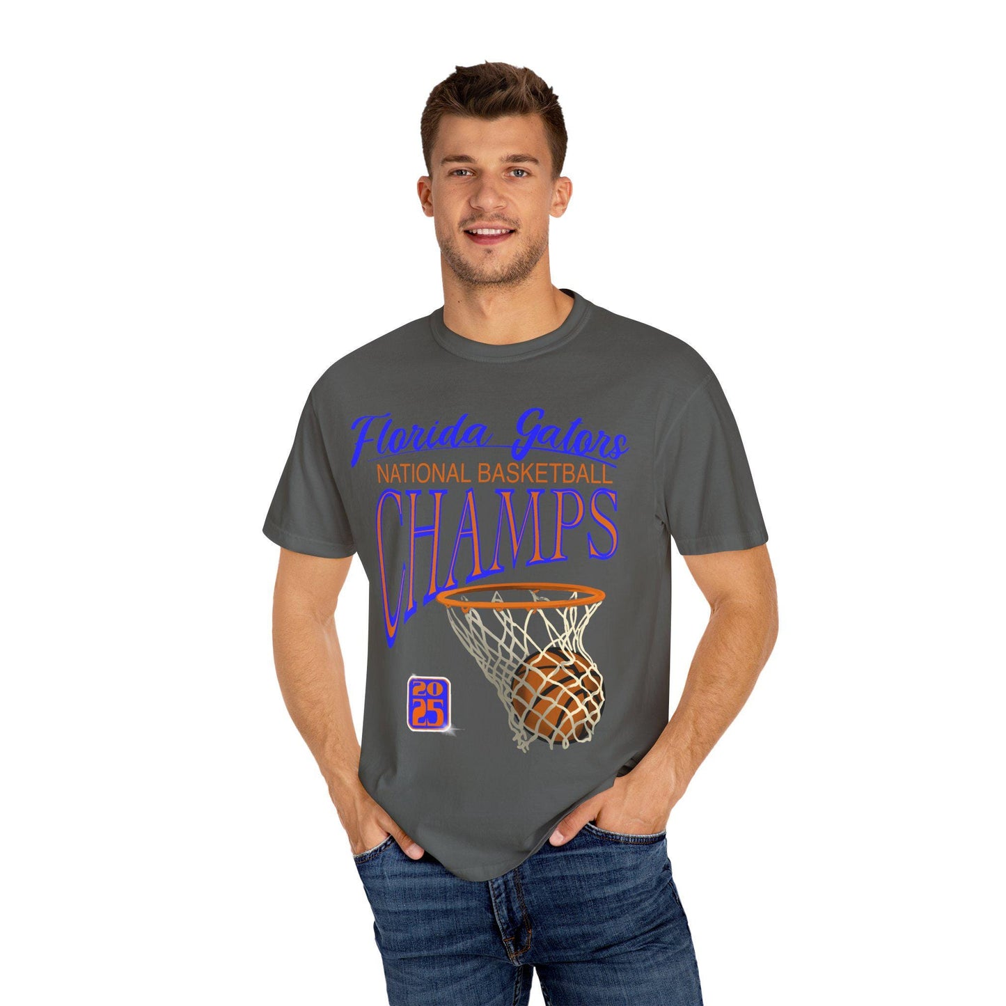 Florida Gators NCAA Champs 2025 T-Shirt, Unisex Champion Tee, Casual Sportswear, Basketball Fan Gift, College Apparel,