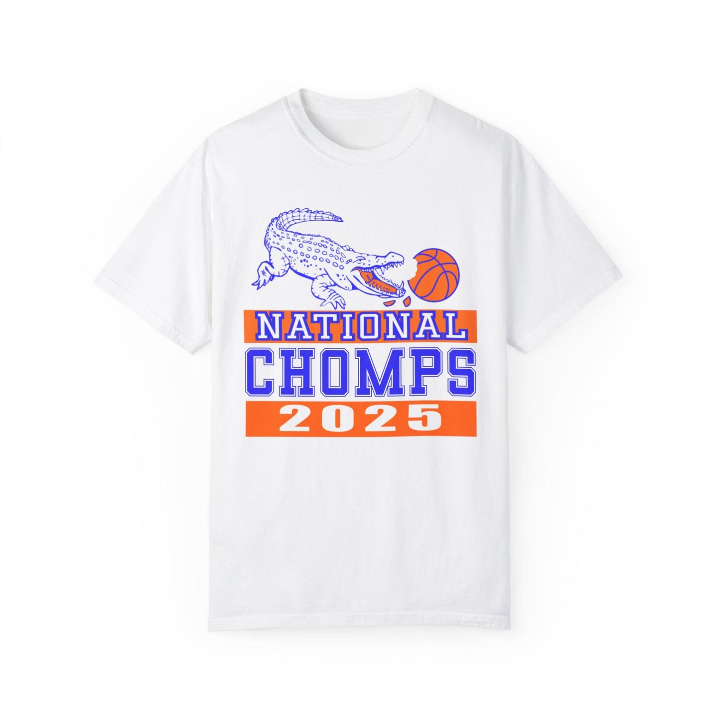 Florida Gators Basketball National Champs 2025 Basketball T-Shirt, Unisex Sports Tee, Garment-Dyed Shirt, Gators Fan Gear, NCAA Merchandise