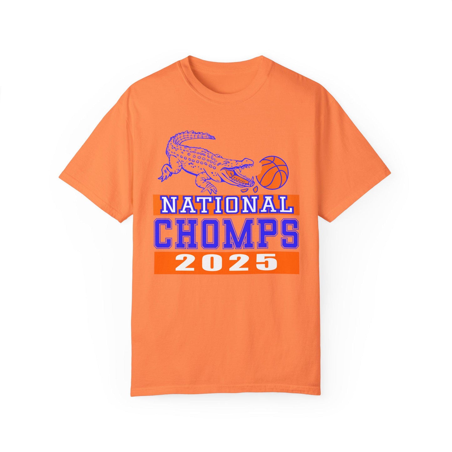 Florida Gators Basketball National Champs 2025 Basketball T-Shirt, Unisex Sports Tee, Garment-Dyed Shirt, Gators Fan Gear, NCAA Merchandise