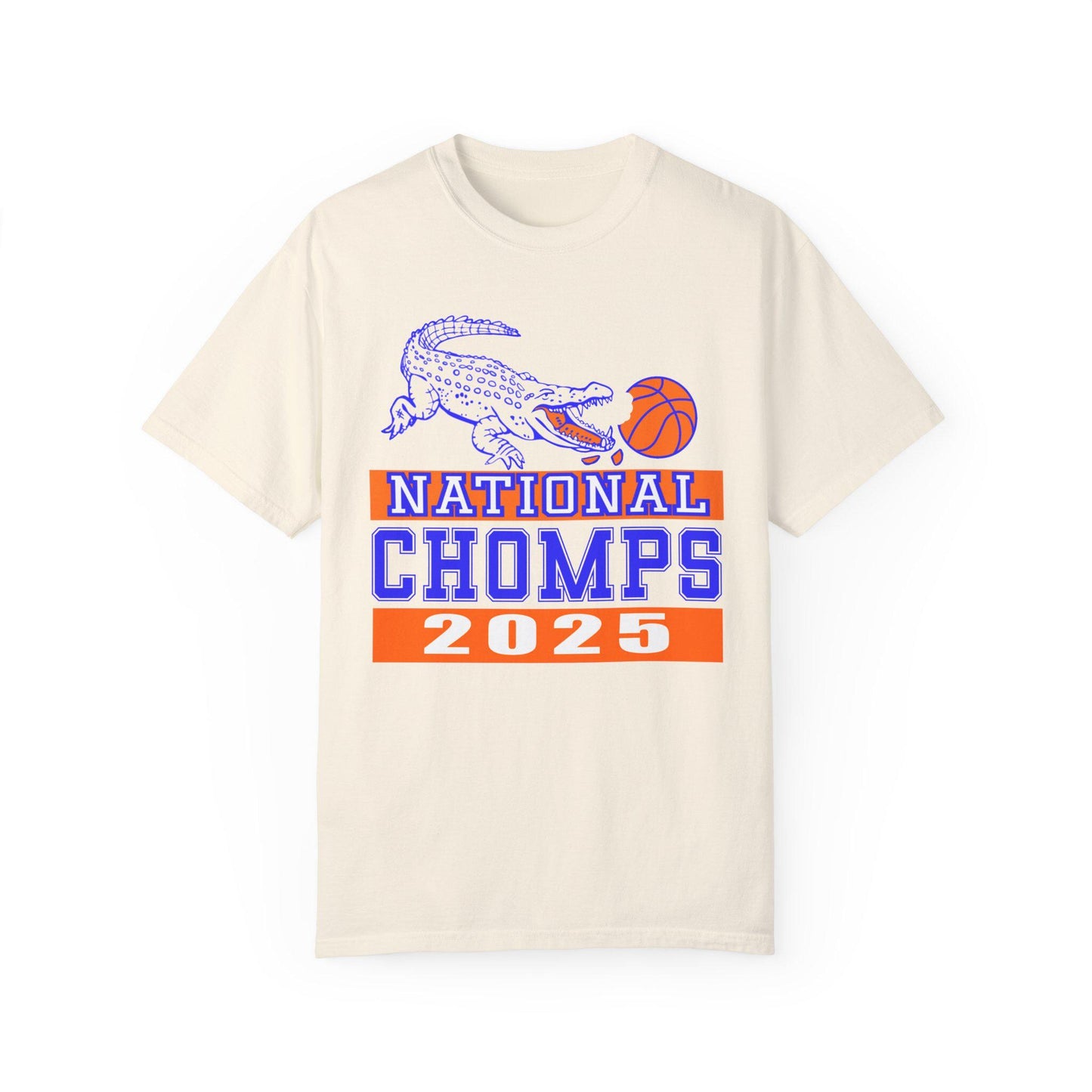 Florida Gators Basketball National Champs 2025 Basketball T-Shirt, Unisex Sports Tee, Garment-Dyed Shirt, Gators Fan Gear, NCAA Merchandise