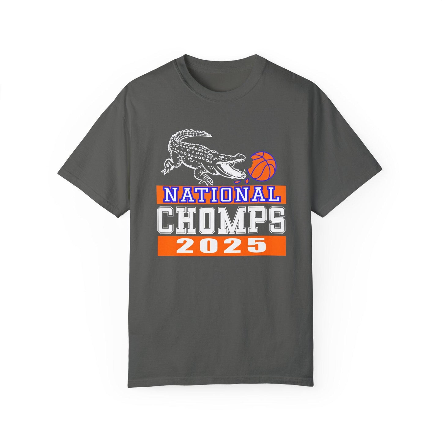 Florida Gators Basketball National Champs 2025 Basketball T-Shirt, Unisex Sports Tee, Garment-Dyed Shirt, Gators Fan Gear, NCAA Merchandise