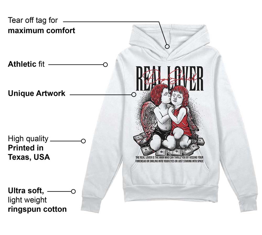 Red Taxi 12s DopeSkill Hoodie Sweatshirt Real Lover Graphic