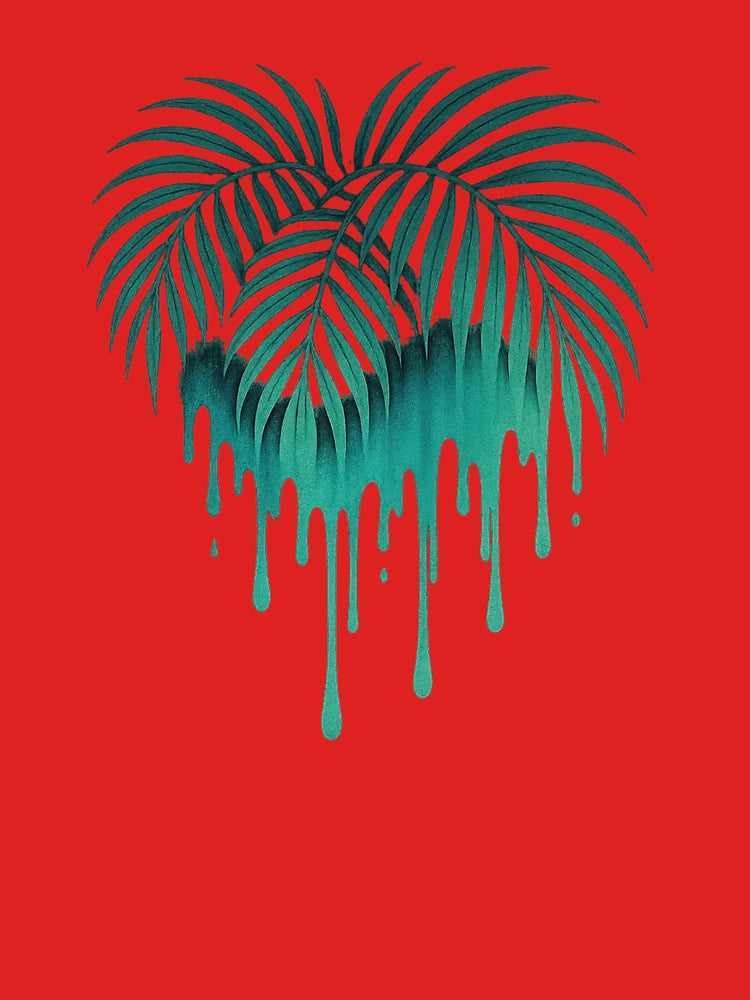"Dripping Tropics: Surreal Palm Vibes" Classic T-Shirt