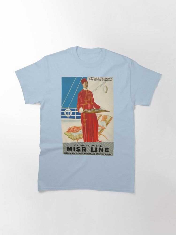 Misr Line retro poster Classic T-Shirt