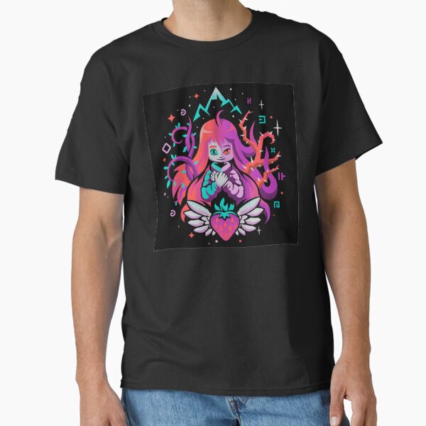 Retro color celeste art game mountain gift for fans Classic T-Shirt