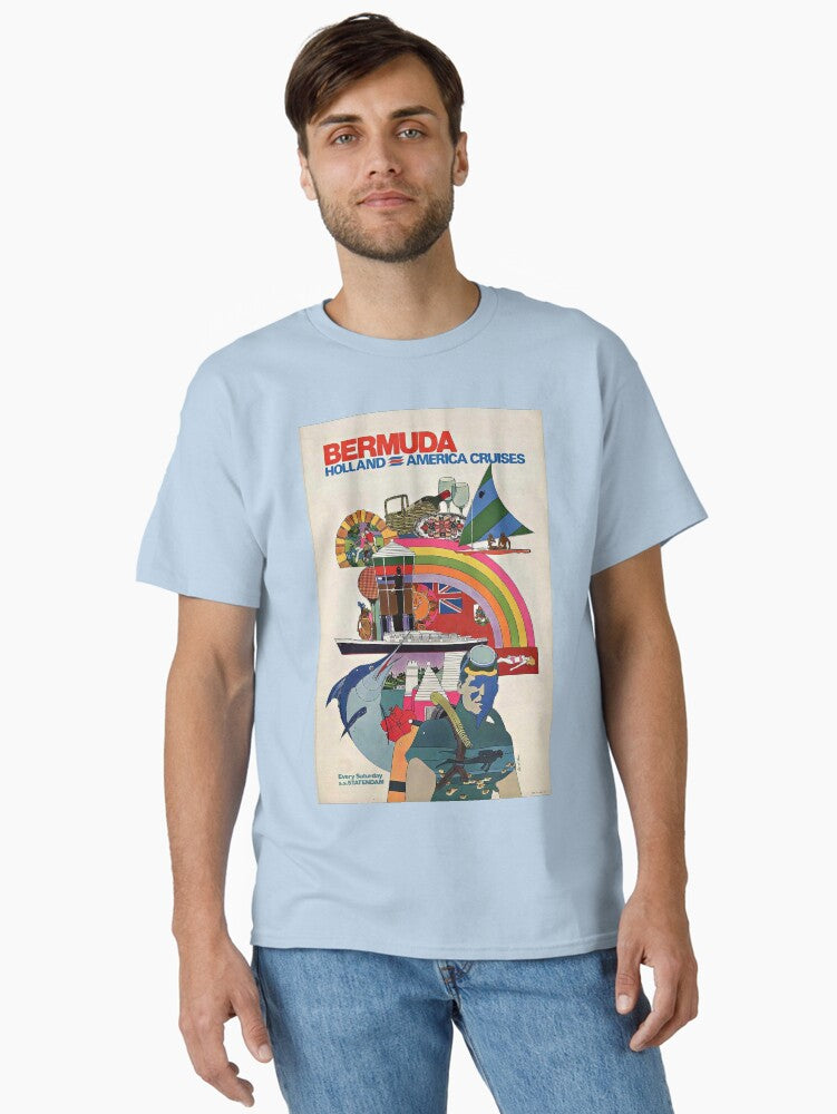 Bermuda retro poster Classic T-Shirt