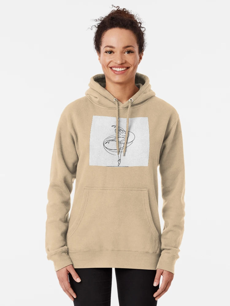 "Grace in Motion – Minimalist Ballerina Line Art" Classic T-Shirt