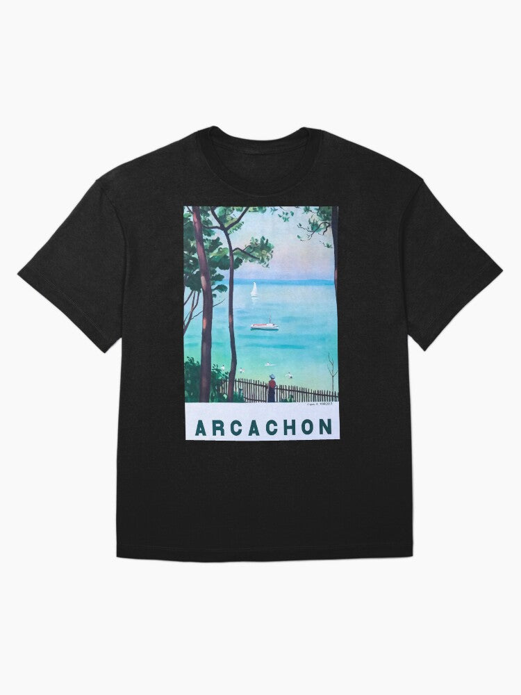 Arachon retro poster Oversized T-Shirt