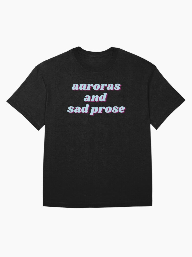 retro auroras and sad prose Oversized T-Shirt