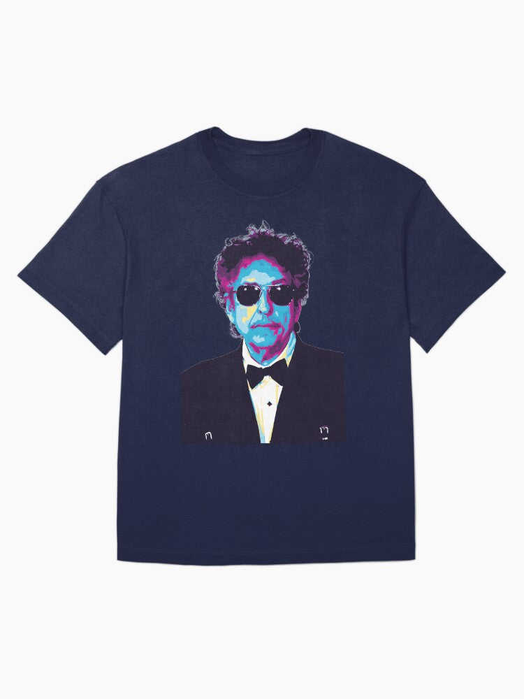 retro-Bob Dylan Oversized T-Shirt