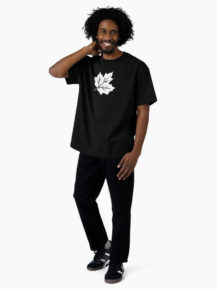 Fall Introvert Style: Cozy Orange Edition. / Introvert Joke Funny T-Shirt Label Oversized T-Shirt