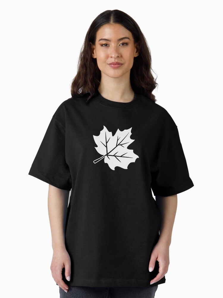 Fall Introvert Style: Cozy Orange Edition. / Introvert Joke Funny T-Shirt Label Oversized T-Shirt