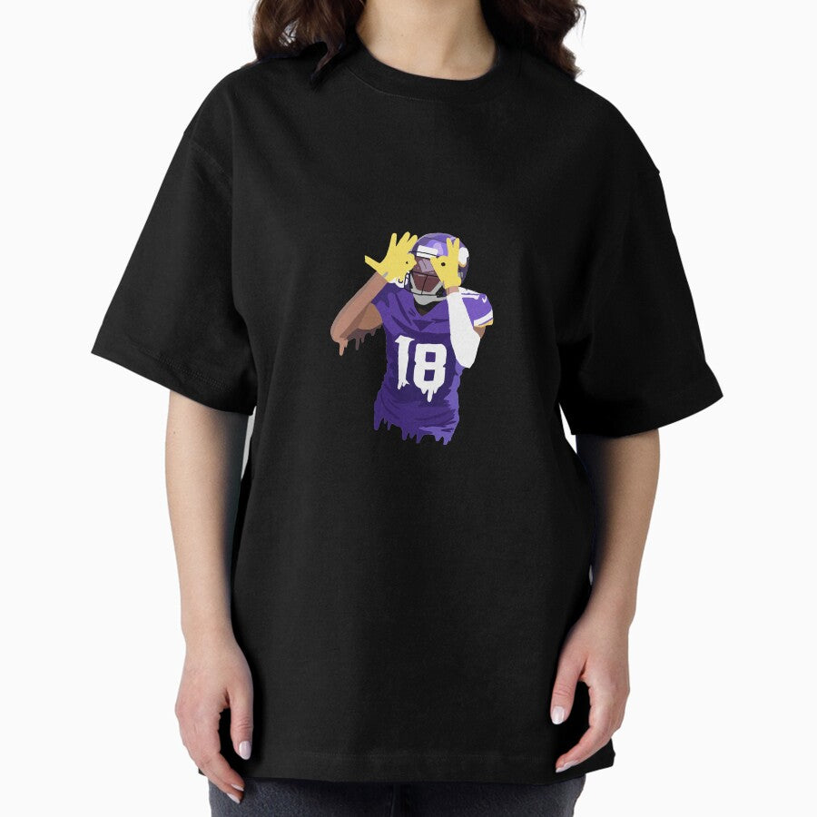 American Football Wide Receiver Oversized T-Shirt
