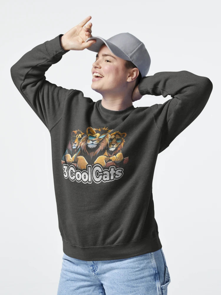 "3 Cool Cats" – Lion Crew Graphic Design Original Classic T-Shirt