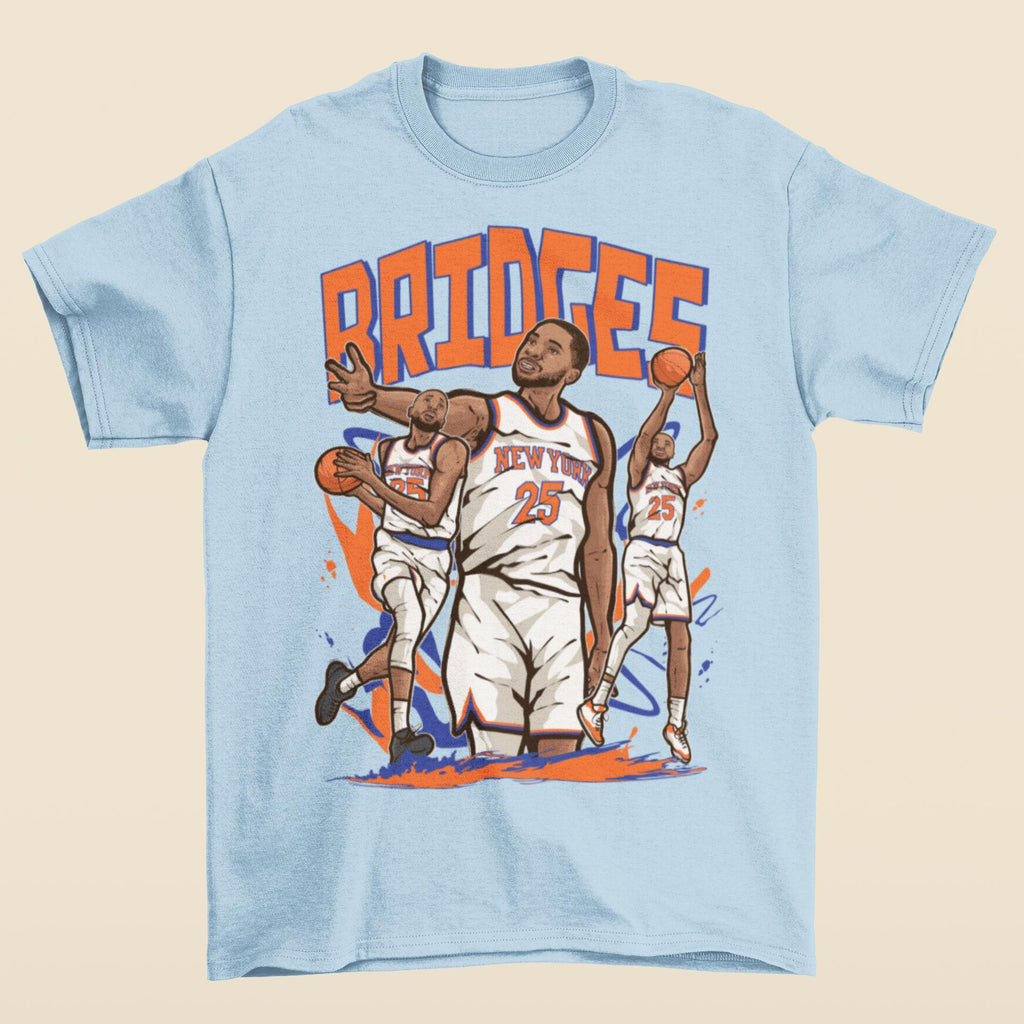 Mikal Bridges Cartoon York Basketball Unisex T-shirt, Sweatshirt, Hoodie (1)