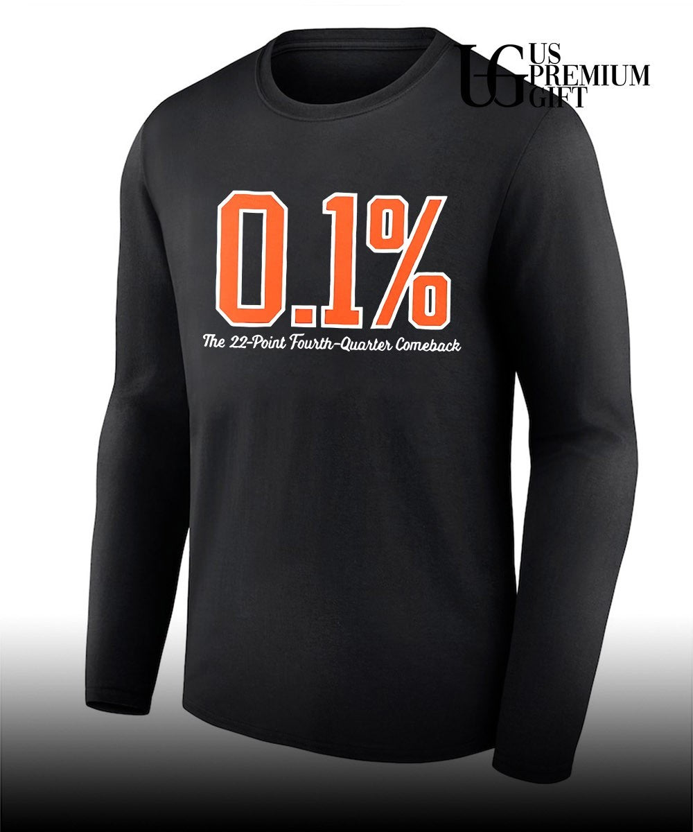 0.1 percent The 22-Point Fourth-Quarter Comeback New York Mets basketball 2026 unlikely comeback graphic shirt