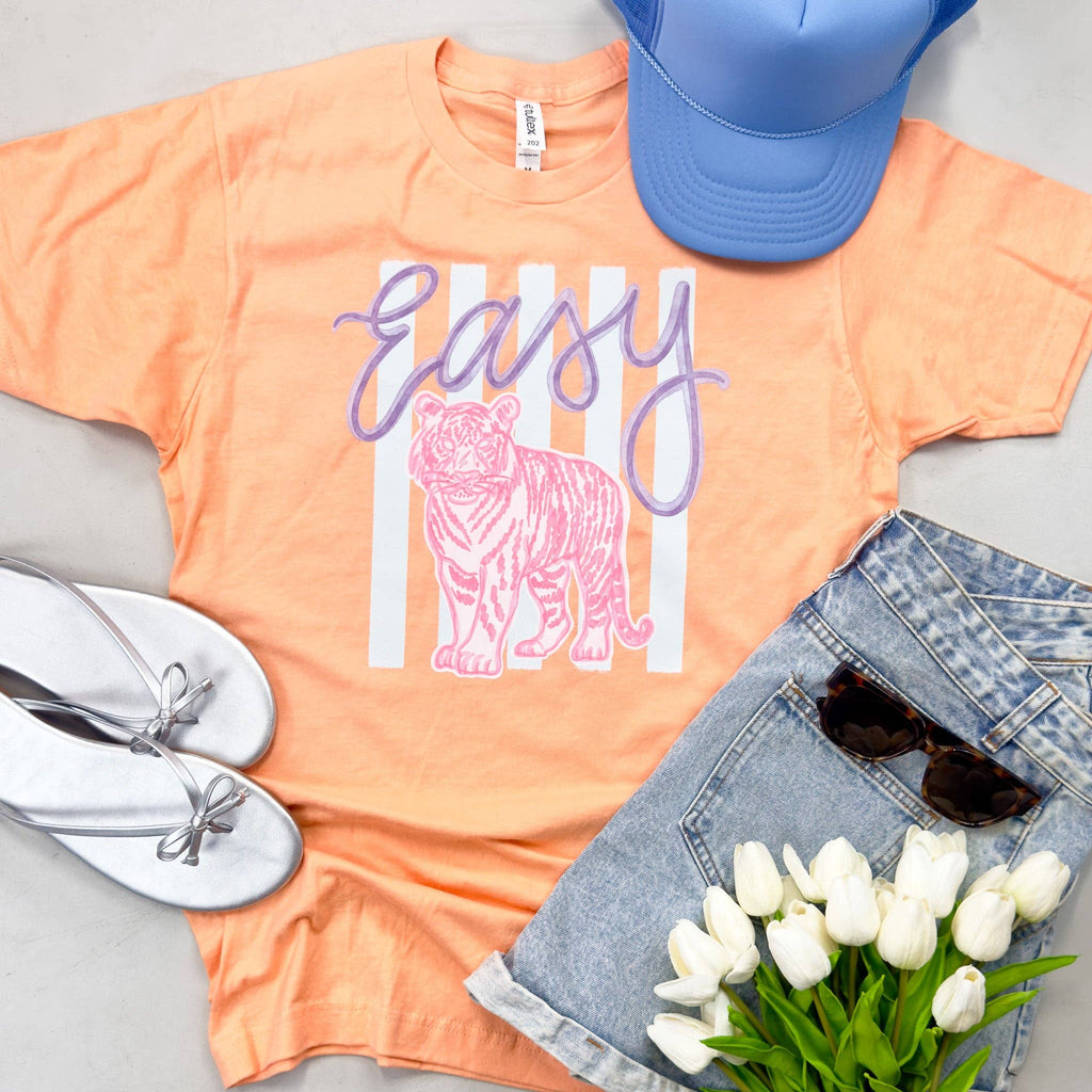 Easy Tiger Watercolor Stripes Tee
