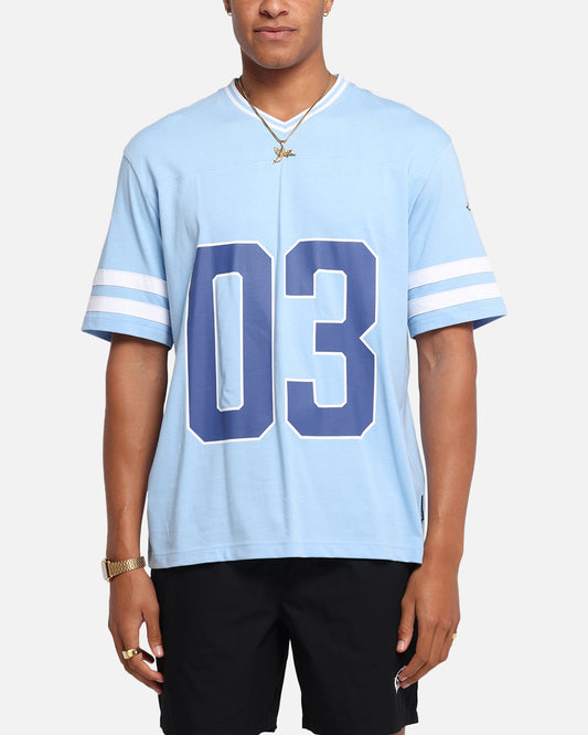 Carre Rose Football T-Shirt Light Blue