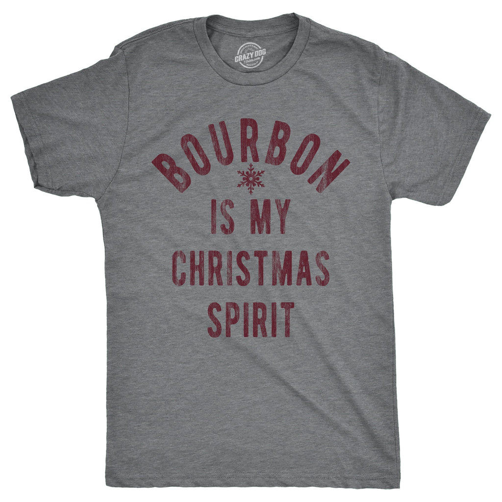 Bourbon Is My Christmas Spirit Men's T Shirt