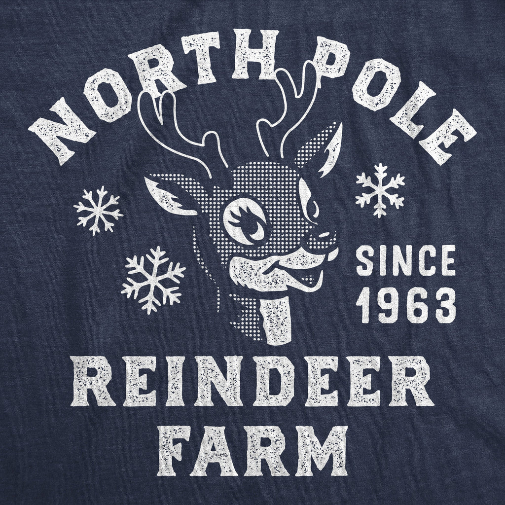 North Pole Reindeer Farm Women's T Shirt