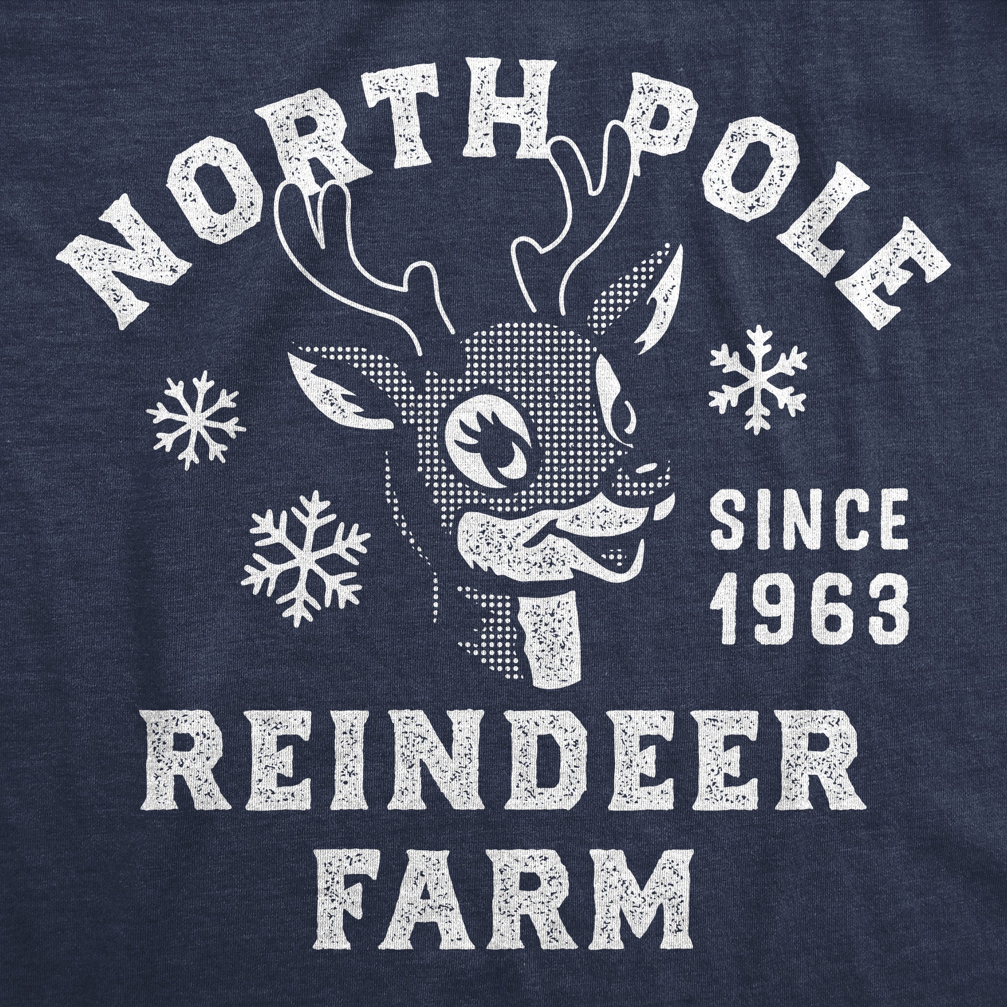 North Pole Reindeer Farm Women's T Shirt