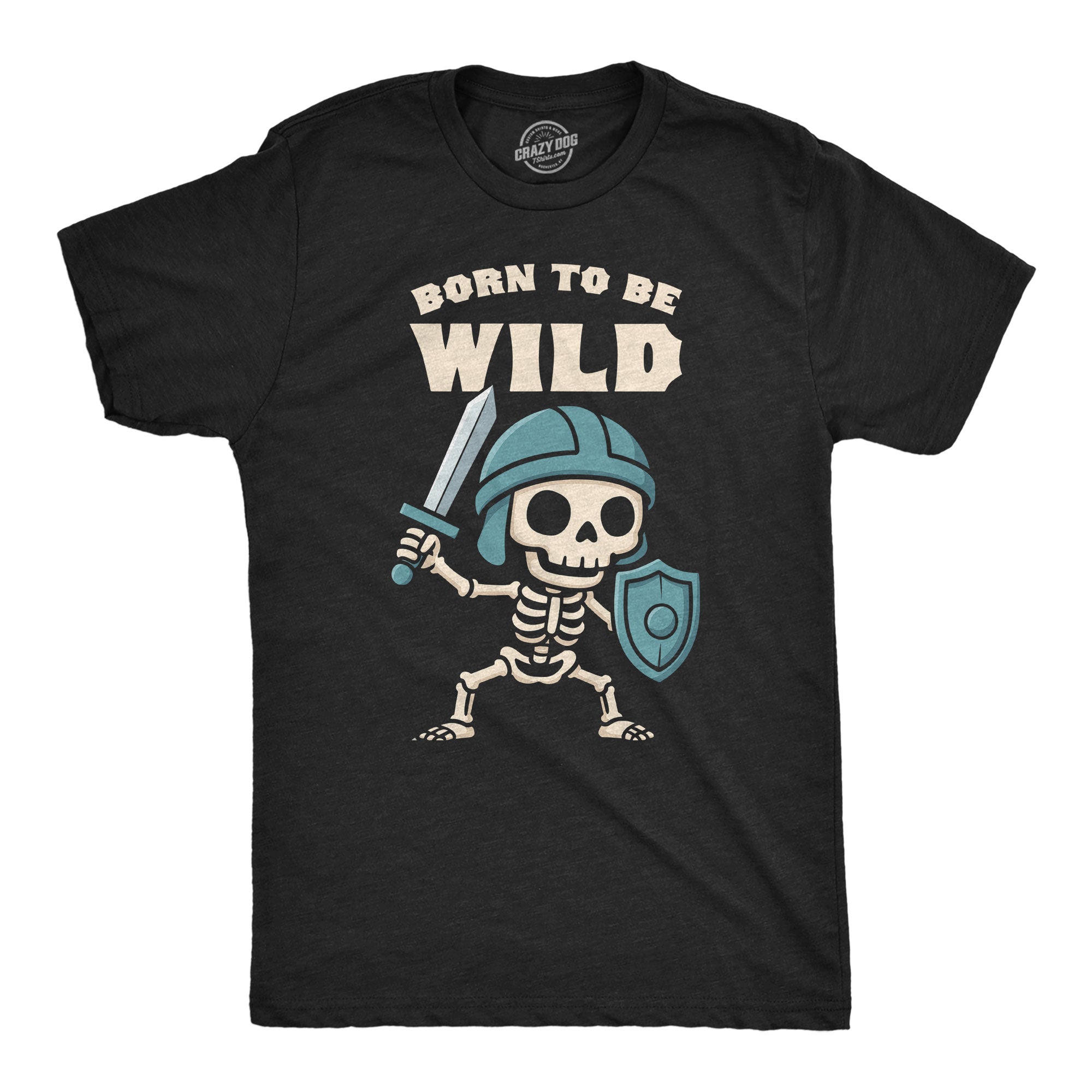 Born To Be Wild Skeleton Men's T Shirt