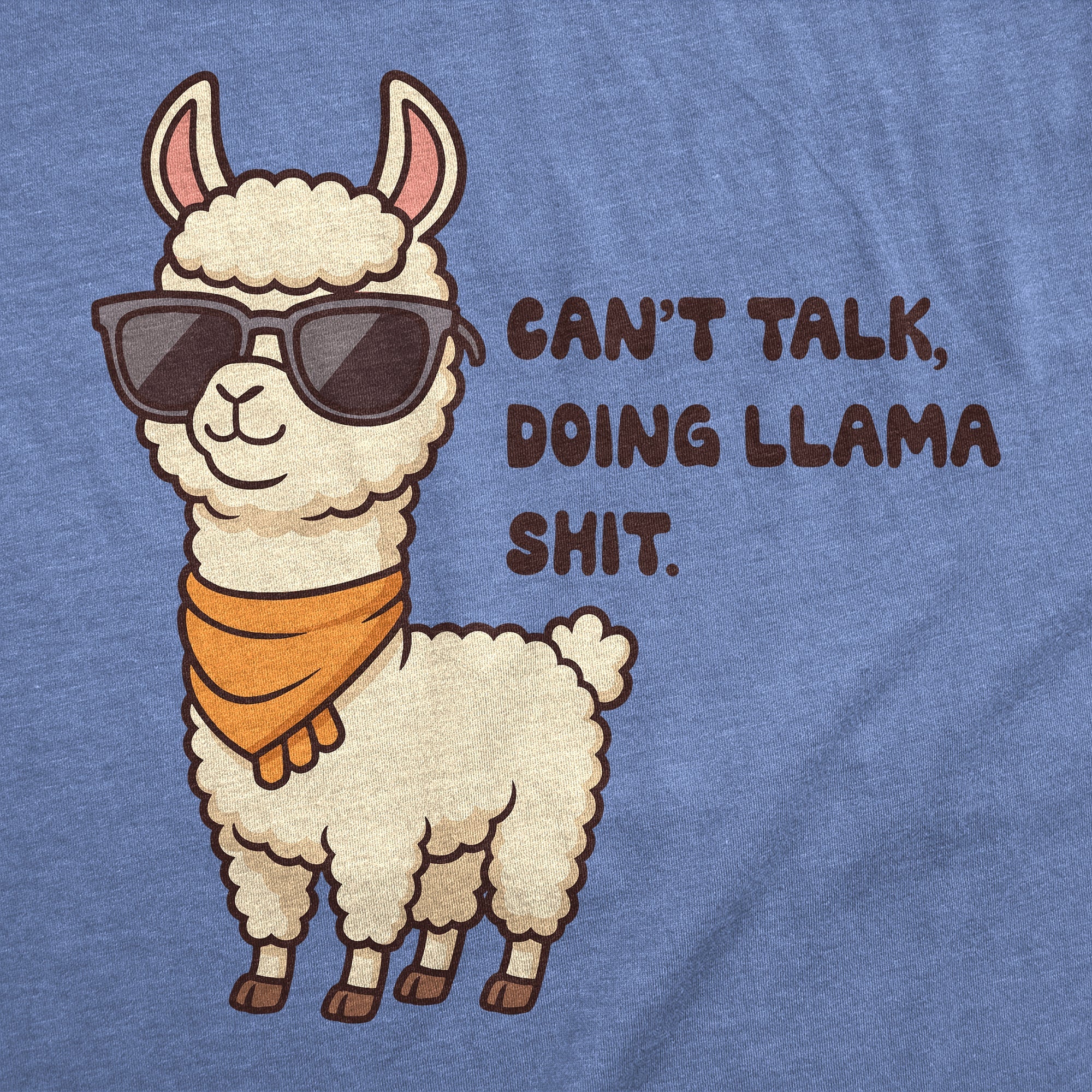 Cant Talk Doing Llama Shit Women's T Shirt