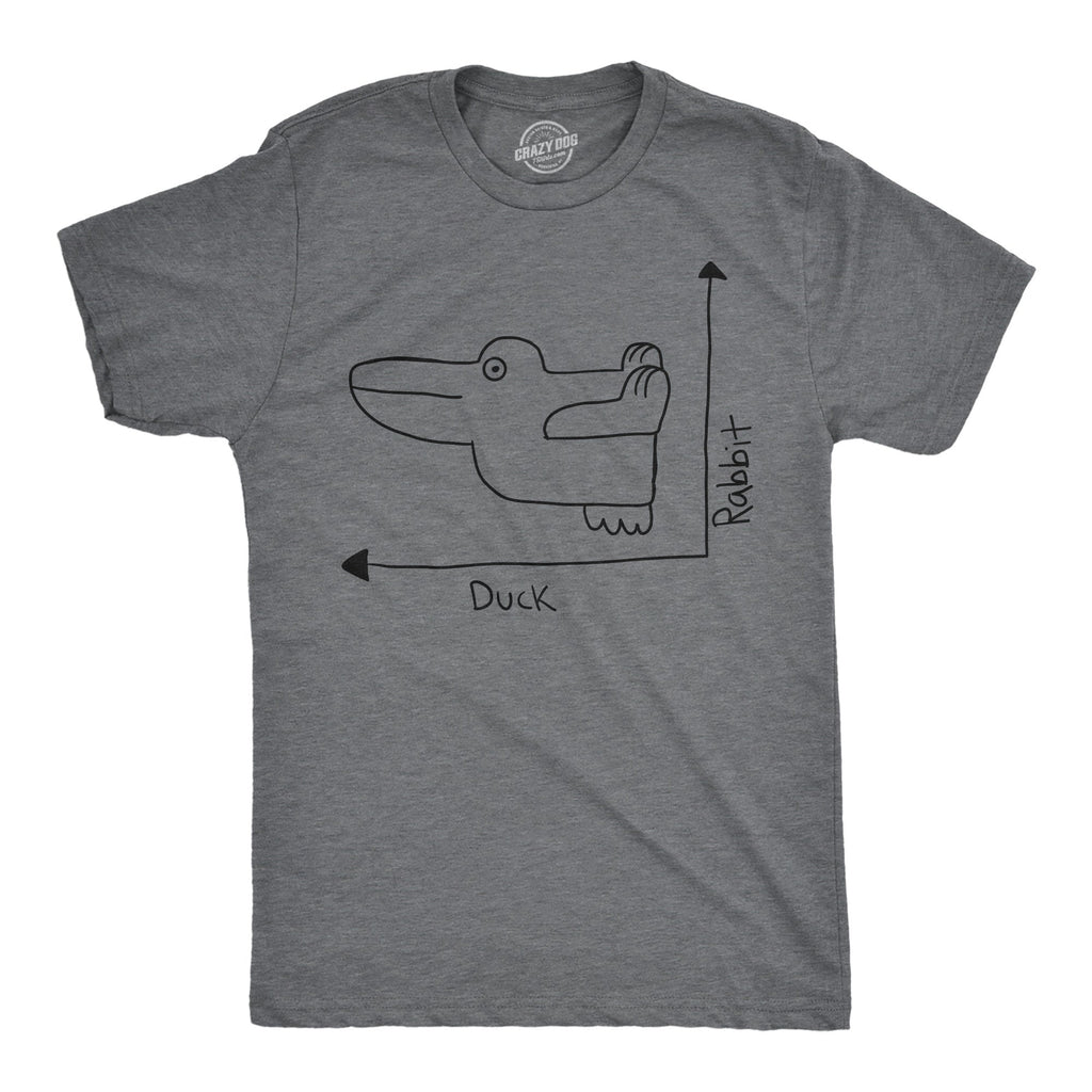 Duck Rabbit Graph Men's T Shirt