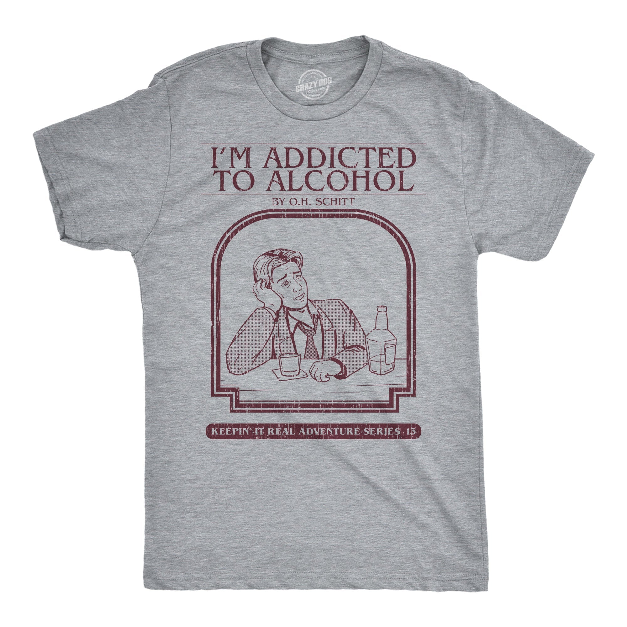 Im Addicted To Alcohol Book Men's T Shirt