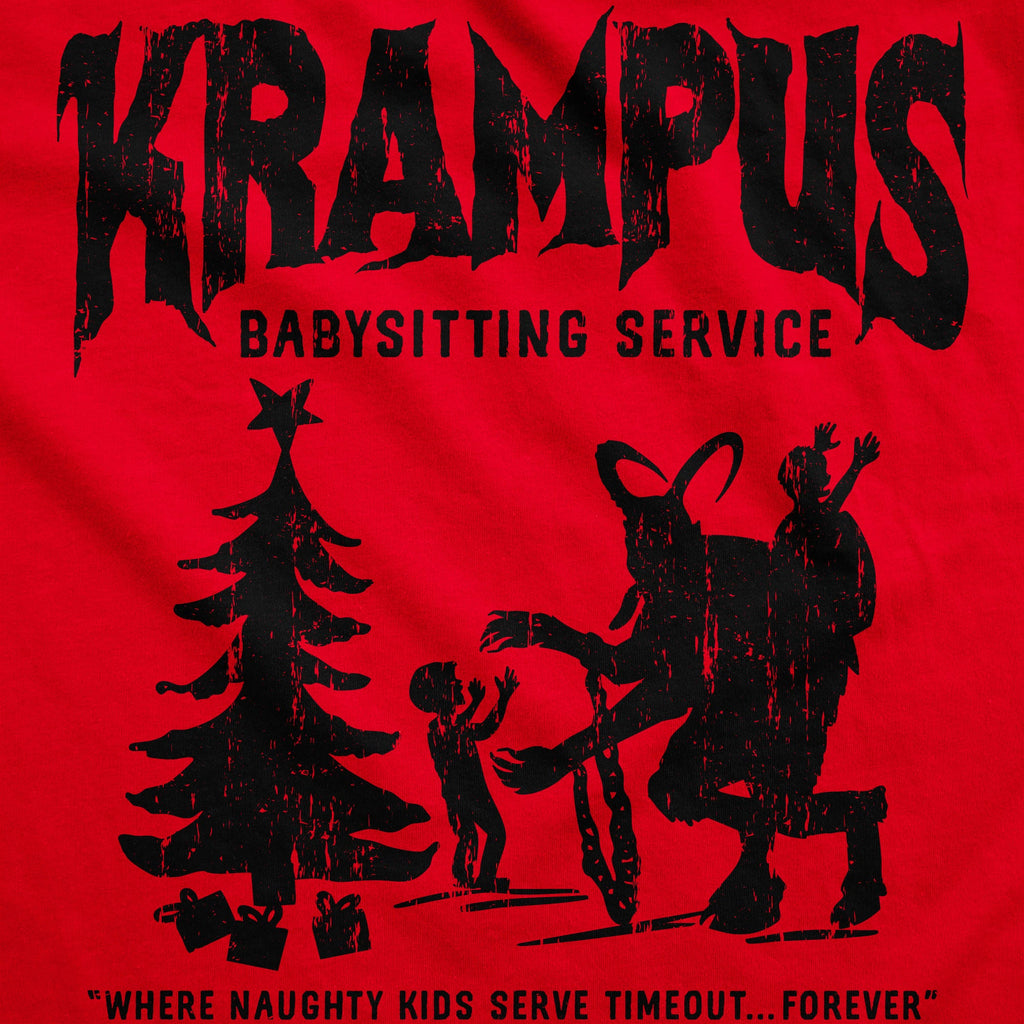 Krampus Babysitting Service Hoodie