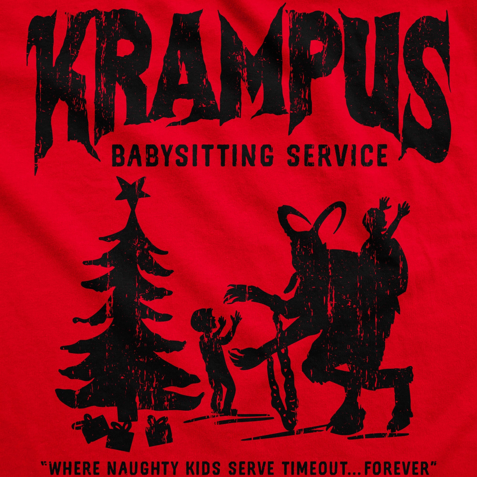 Krampus Babysitting Service Hoodie