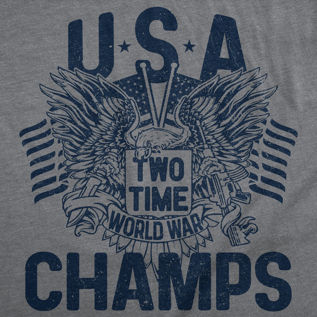 USA Two Time World War Champs Men's T Shirt