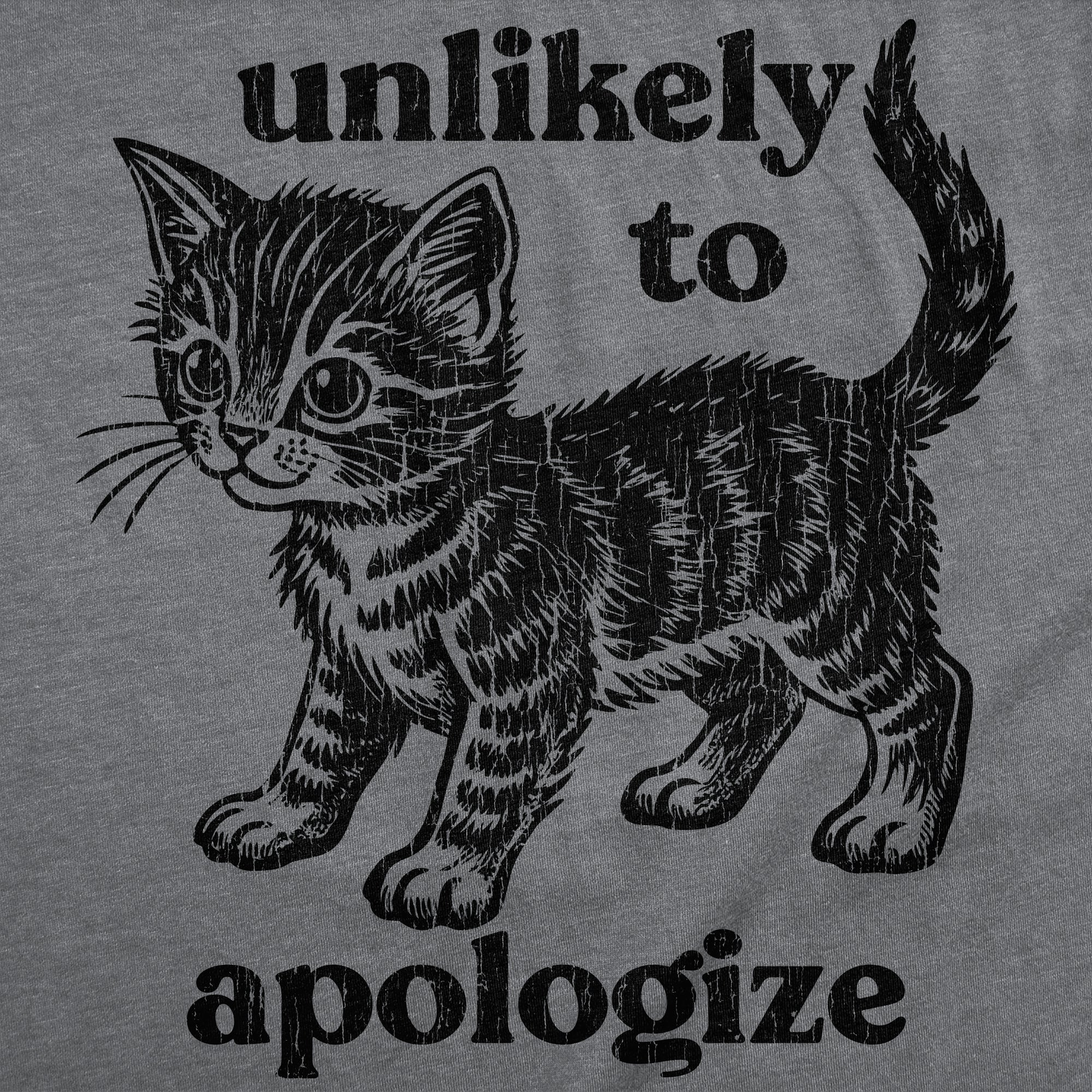 Unlikely To Apologize Men's T Shirt