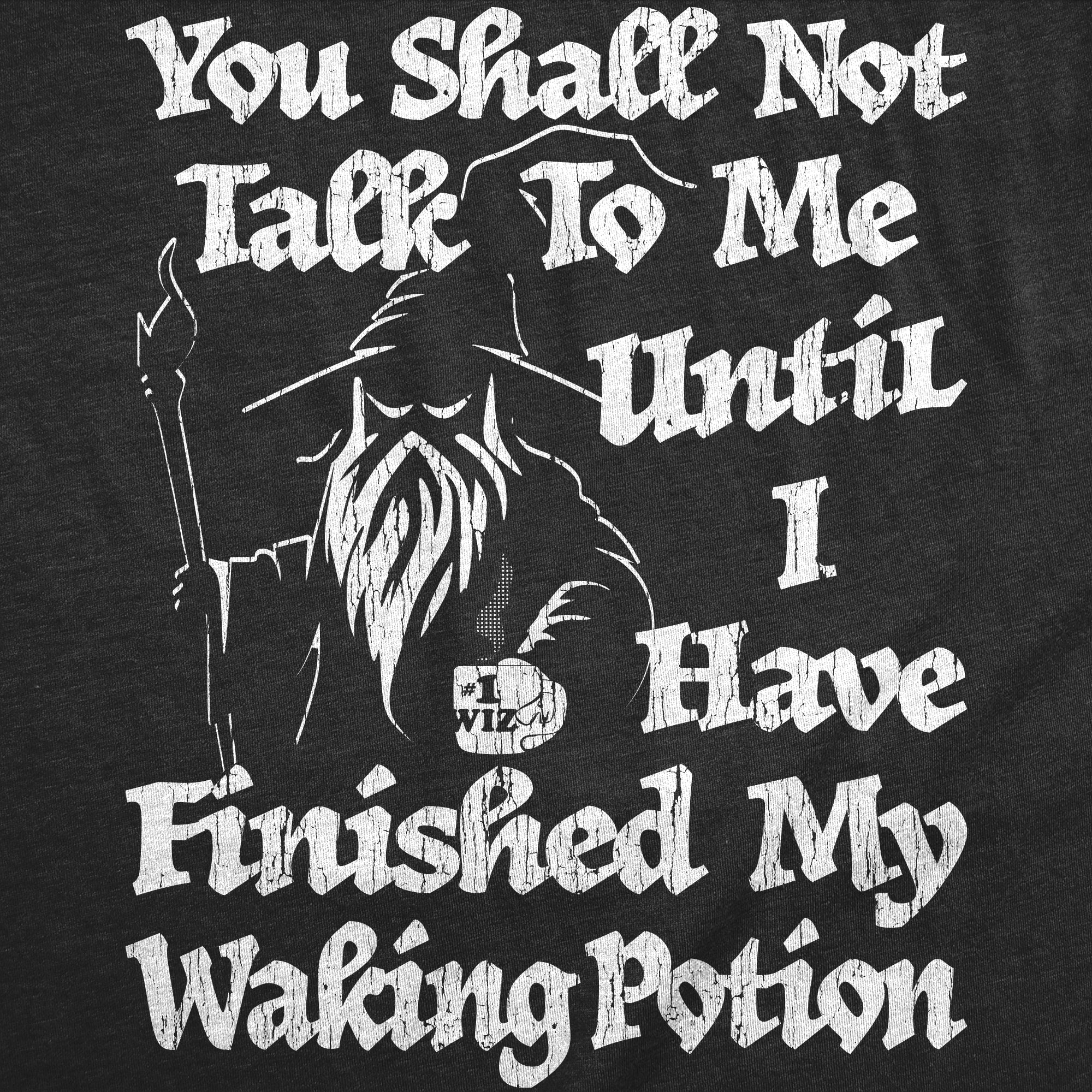 You Shall Not Talk To Me Until I Have Finished My Waking Potion Men's T Shirt