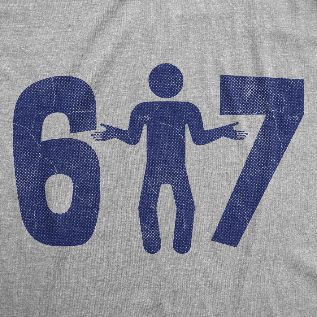 6 7 Stick Figure Men's T Shirt